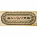 Capitol Earth Rugs Autumn Leaves Oval Runner 68-024AL